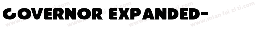 Governor Expanded字体转换